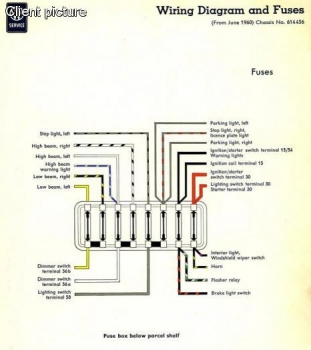 Käferteile24 - Sicherungskasten mit Deckel (8 Sicherungen ... 1989 vw cabriolet wiring diagram radio 